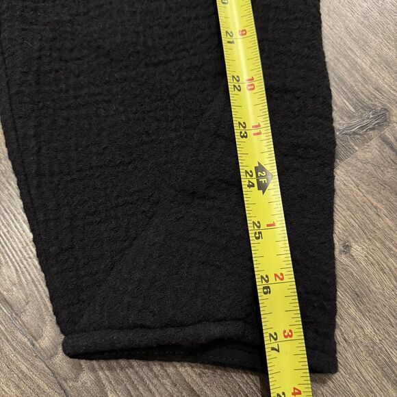 Zara Sweater Womens Small Black Textured Wool Blend Long Sleeve Lined Top NWT - Picture 8 of 8